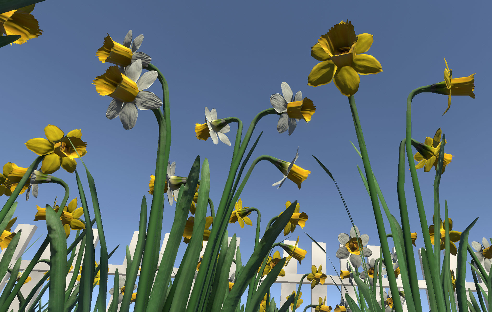 Garden Flowers and Herbs 2 Low-poly 3D model_10