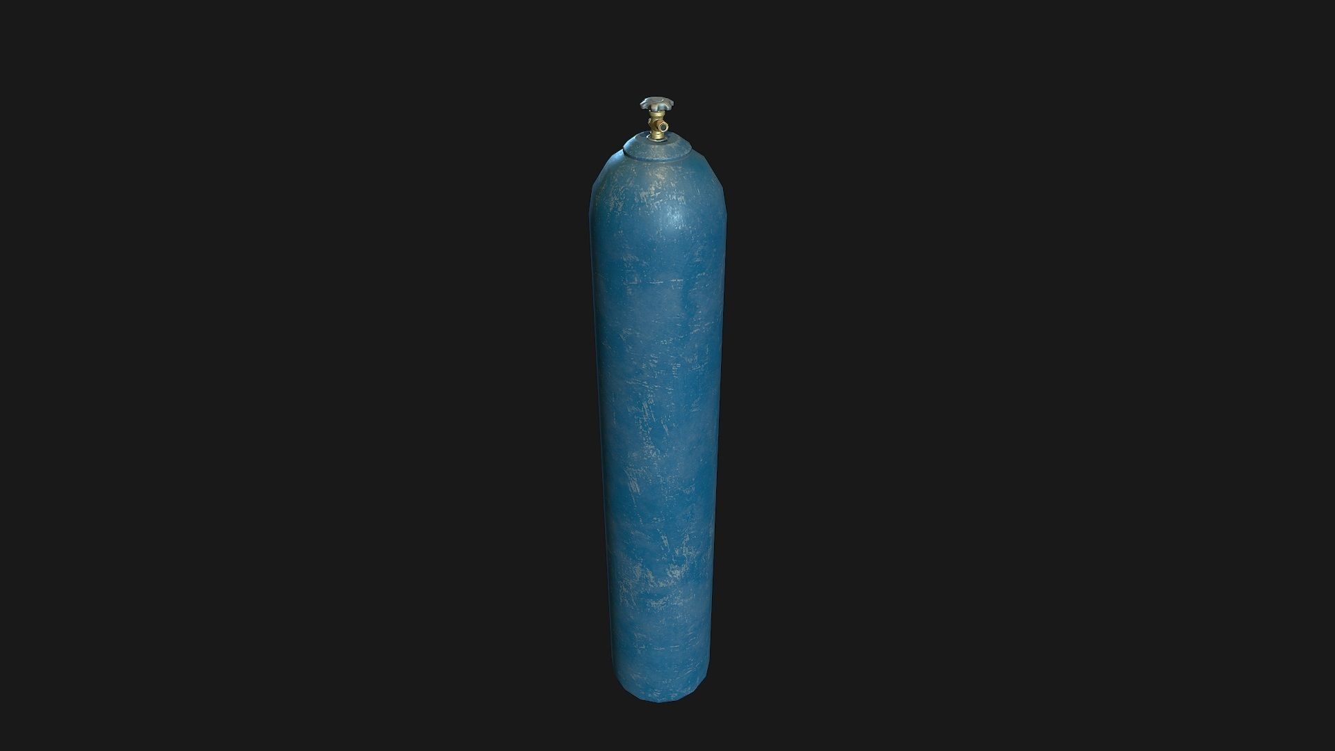 Low Poly PBR Gas Bottle Collection Low-poly 3D model_20