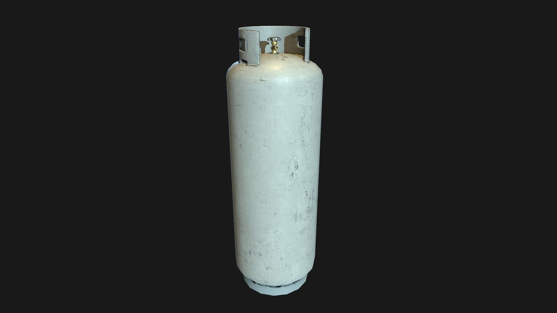 Low Poly PBR Gas Bottle Collection Low-poly 3D model_12