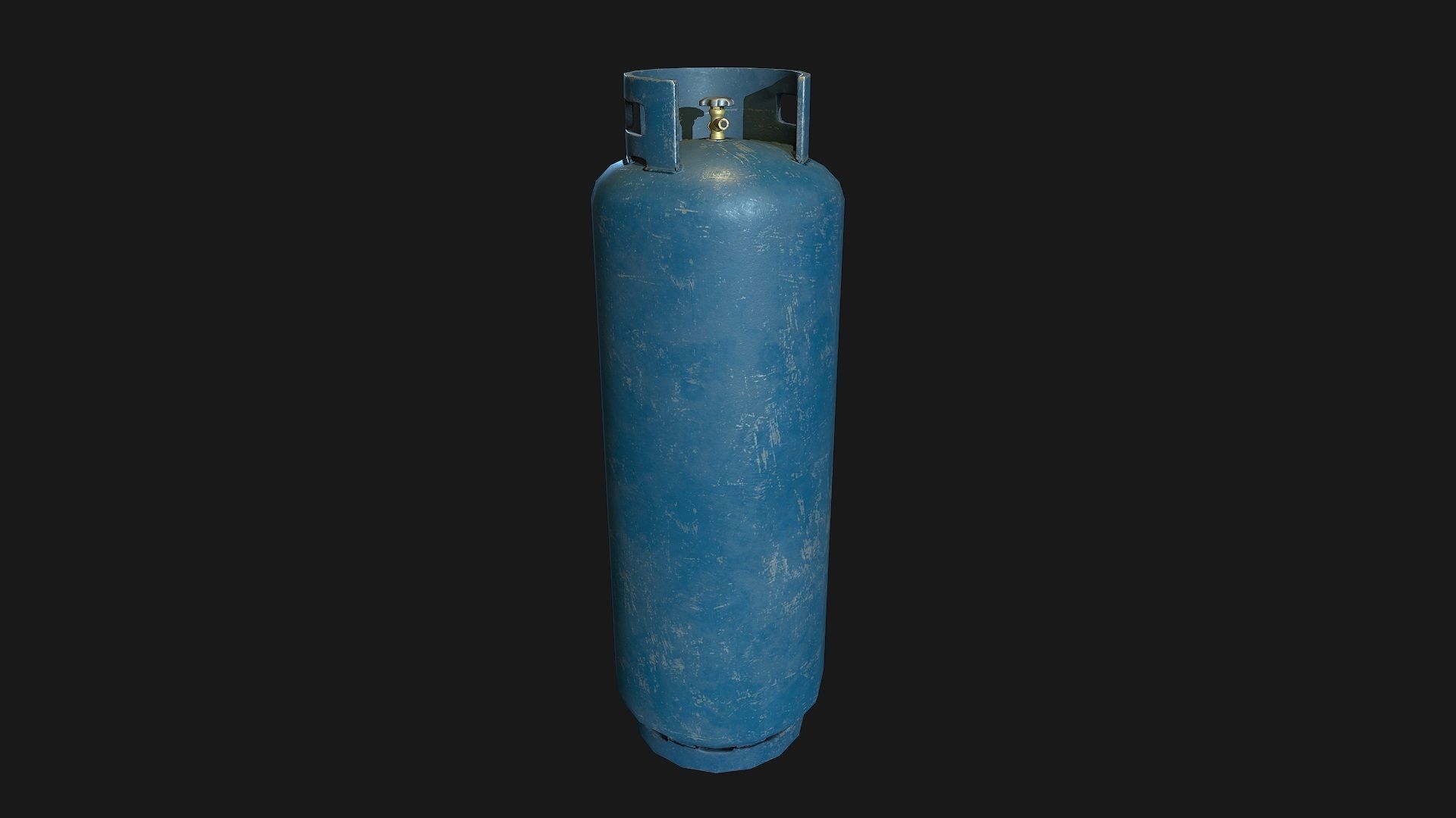 Low Poly PBR Gas Bottle Collection Low-poly 3D model_11