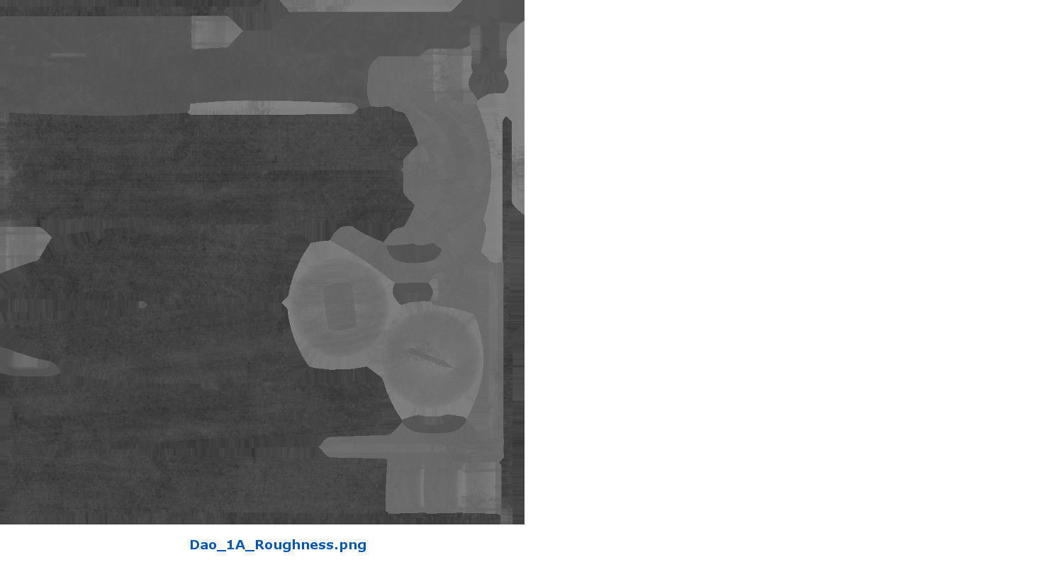 Dao 1A Low-poly 3D model_8