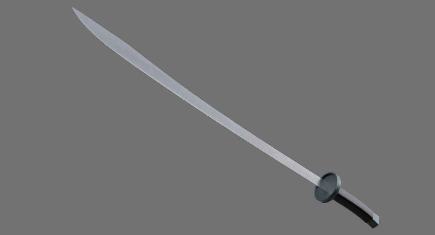 Dao 1A Low-poly 3D model_4