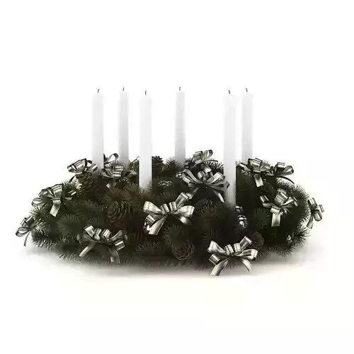 Christmas Table Decoration 7 3D model