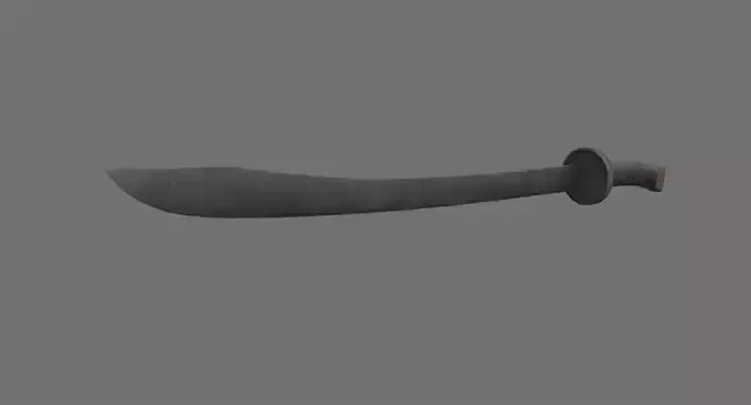 Dao 1B Low-poly 3D model