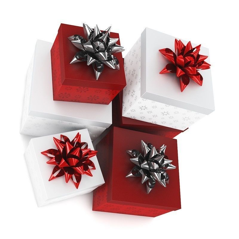 Christmas Presents 4 3D model_2