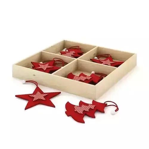 Box of Christmas Decorations 2