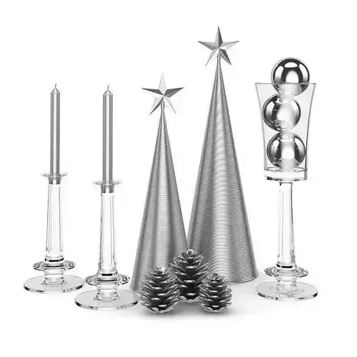 Christmas Table Decoration 9 3D model