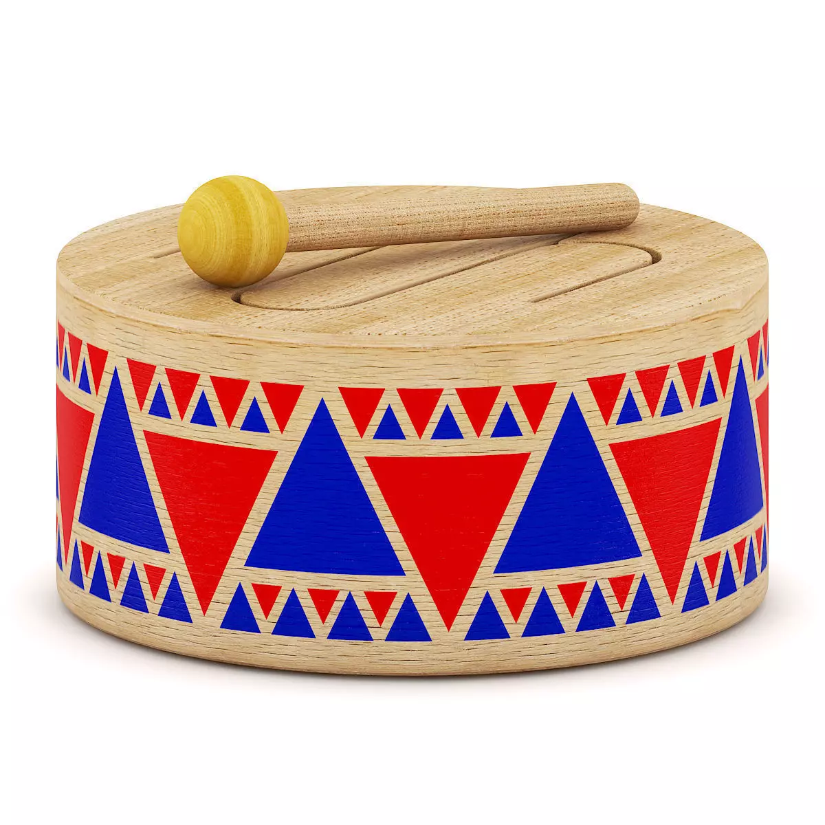 Drum Toy 3D model_0