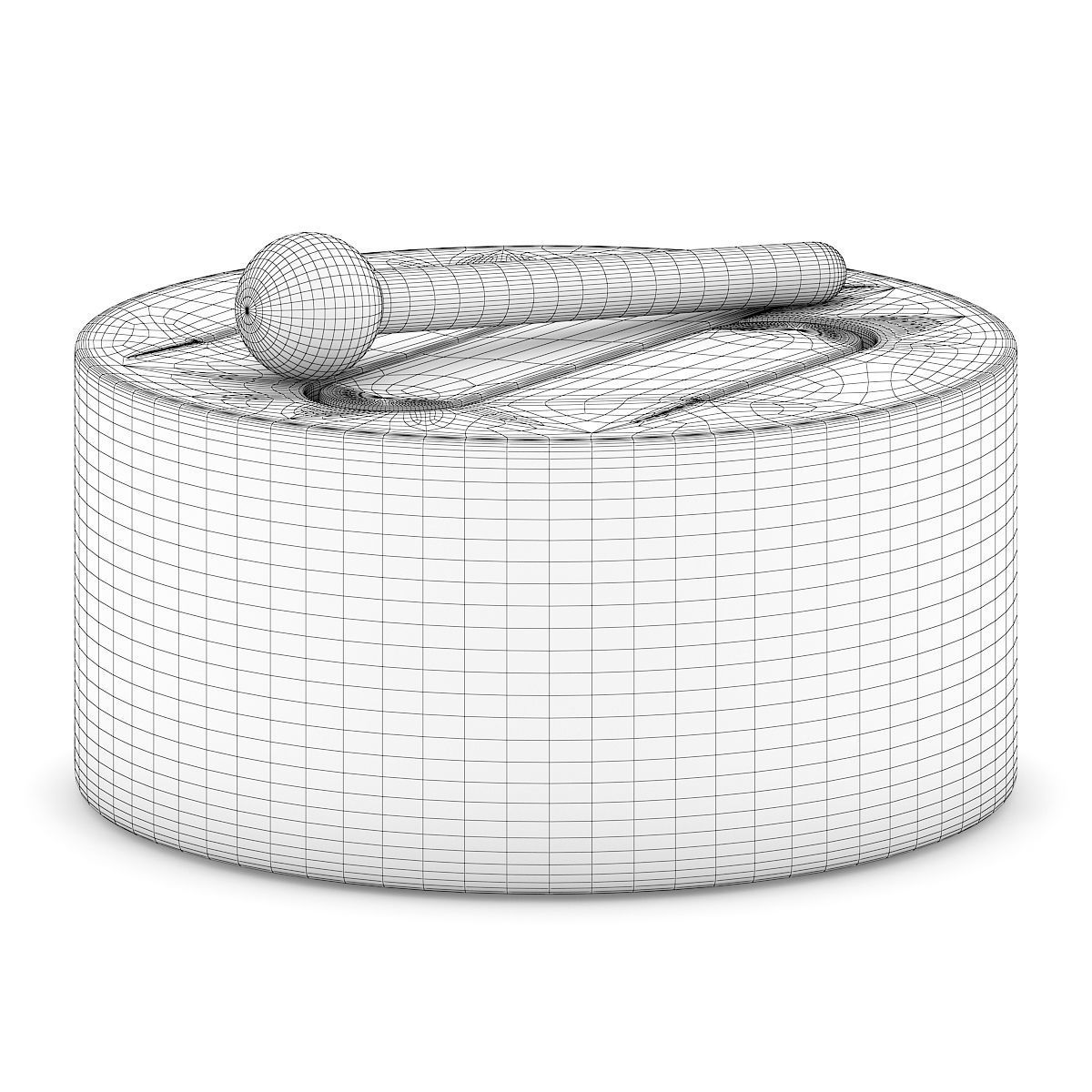 Drum Toy 3D model_1