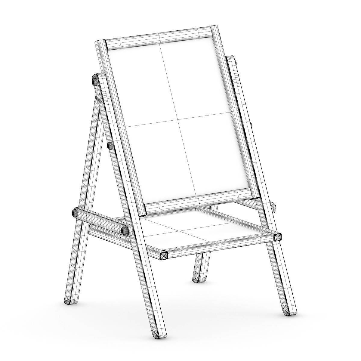 Kids Drawing Board 3D model_1