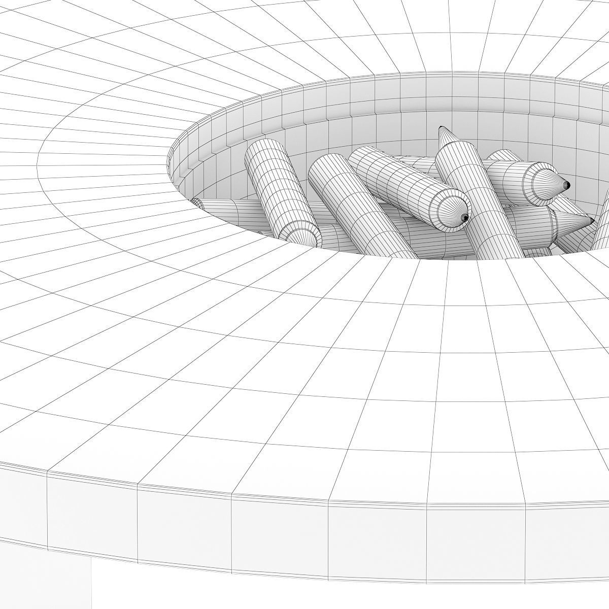 Chalkboard Table 3D model_5