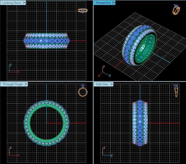 Ring T00990 3D print model_2