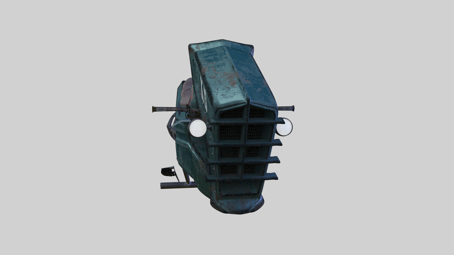 Underwater Scooter bike 3D model_2