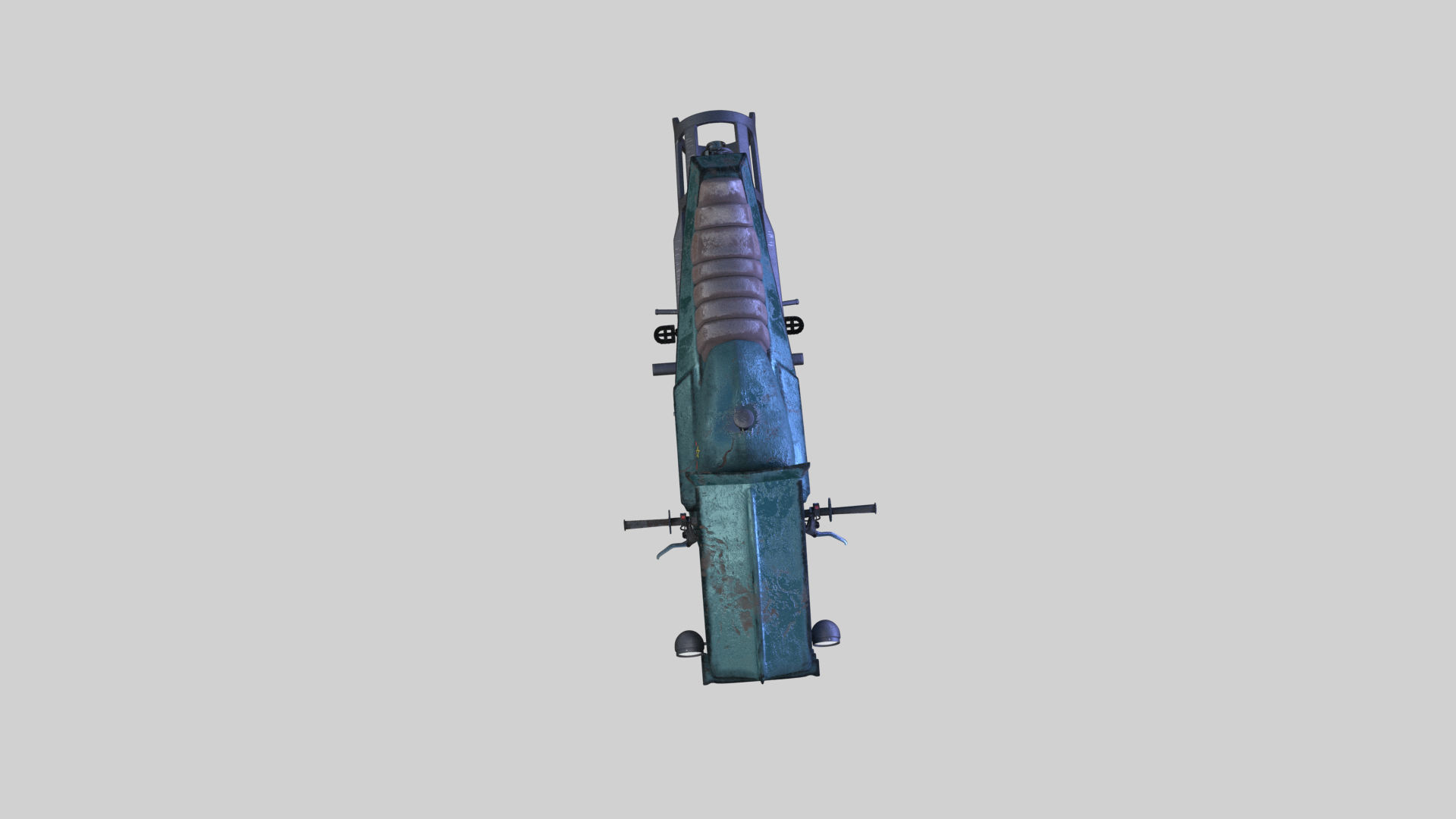 Underwater Scooter bike 3D model_5