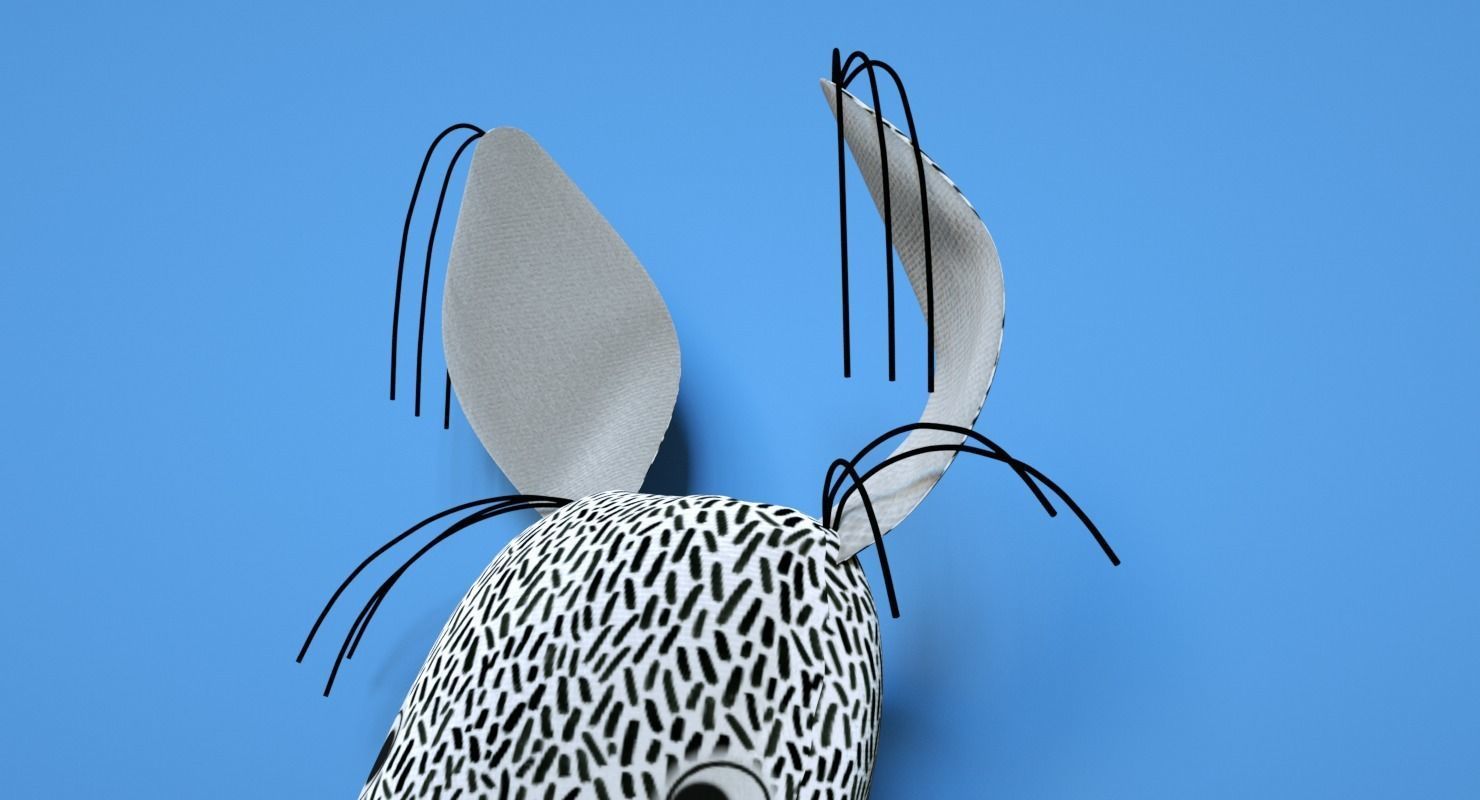 Soft Toy Of  Lama 3D model_5