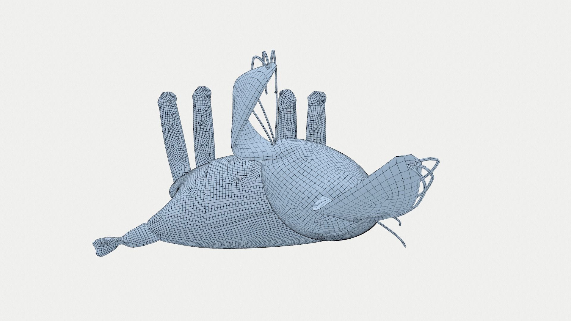 Soft Toy Of  Lama 3D model_9
