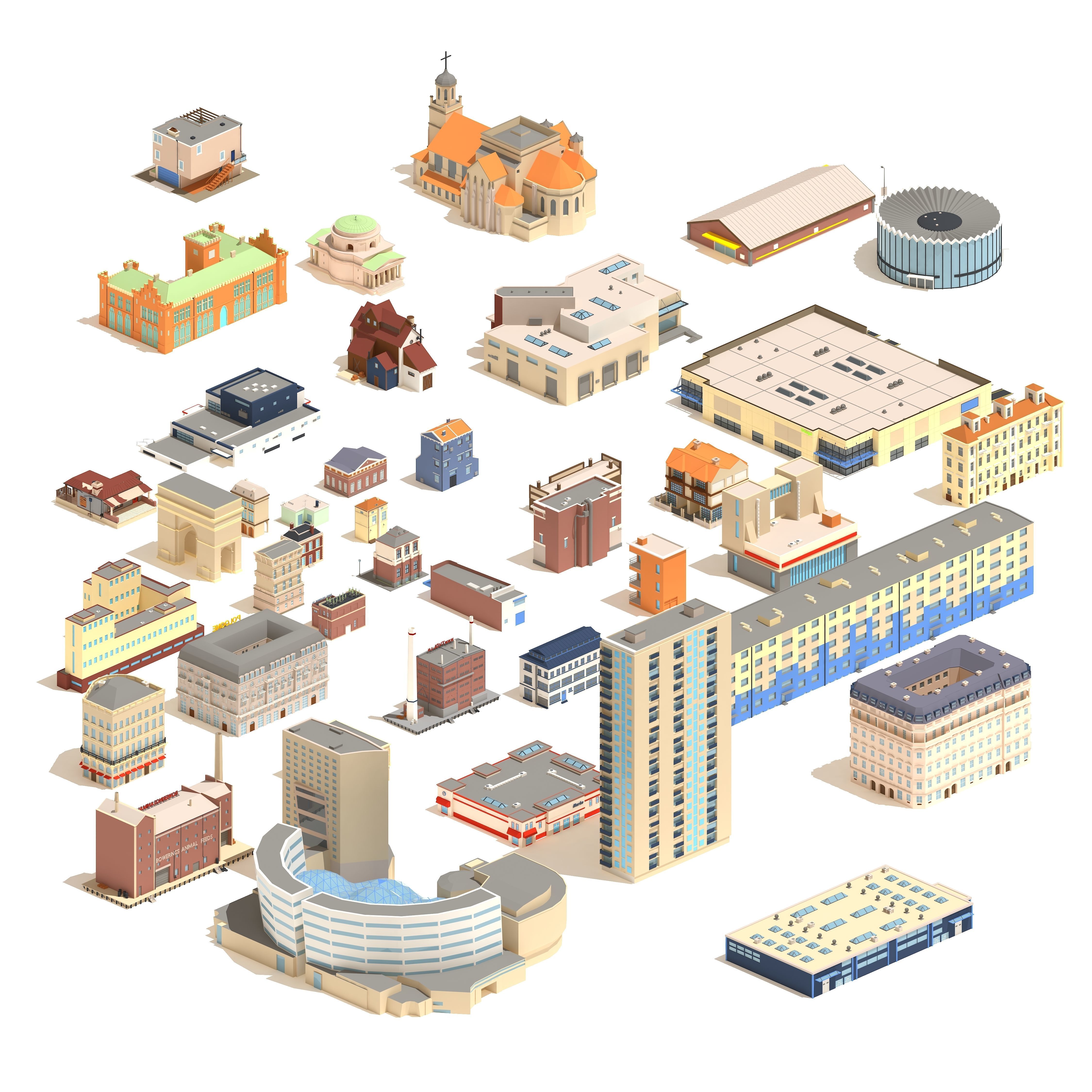 Epic Low Poly Bundle  Low-poly 3D model_2