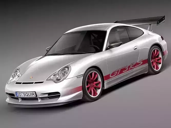 Porsche 911 GT3RS 2004 3D model