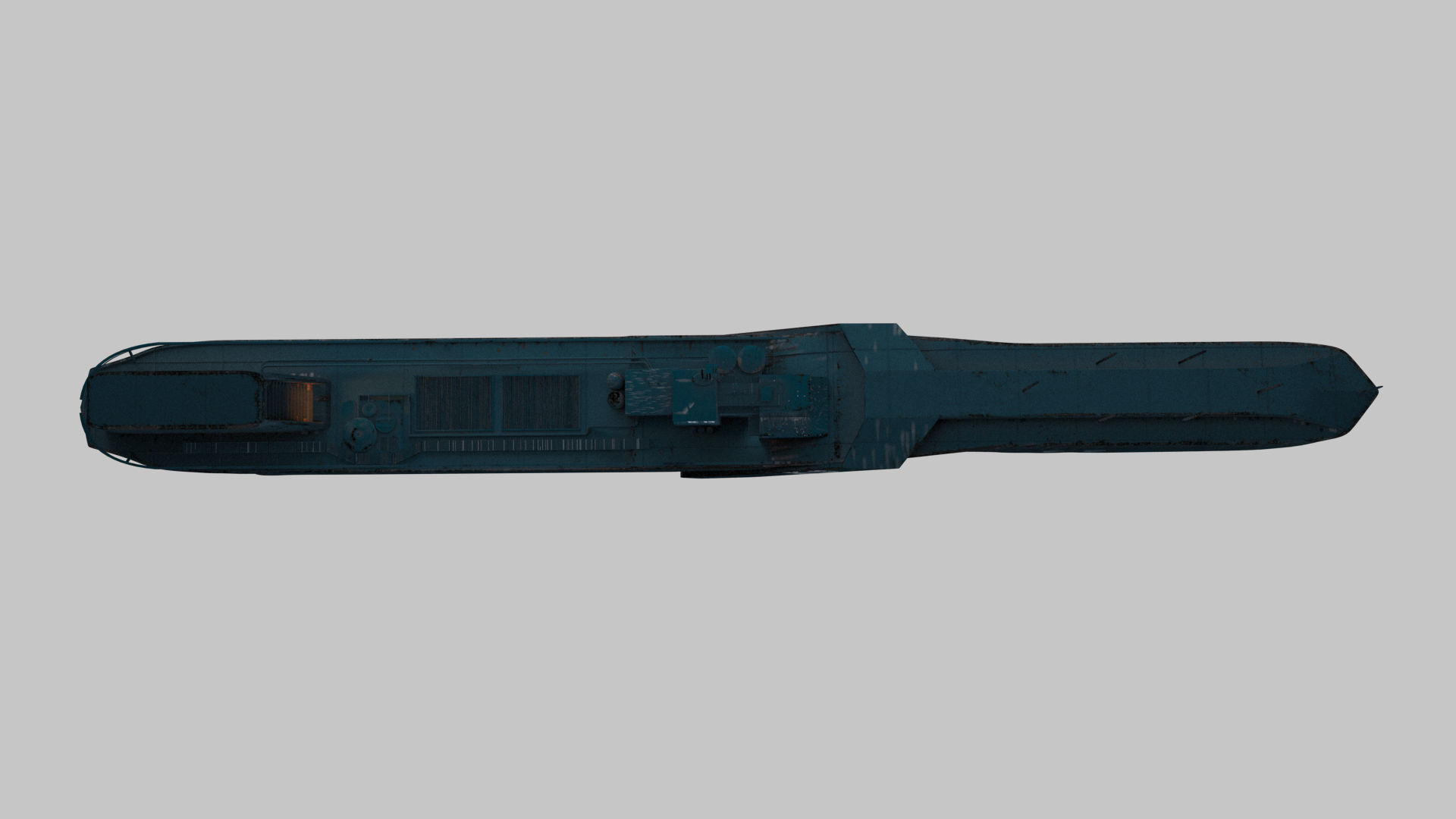 Military submarine 3D model_5