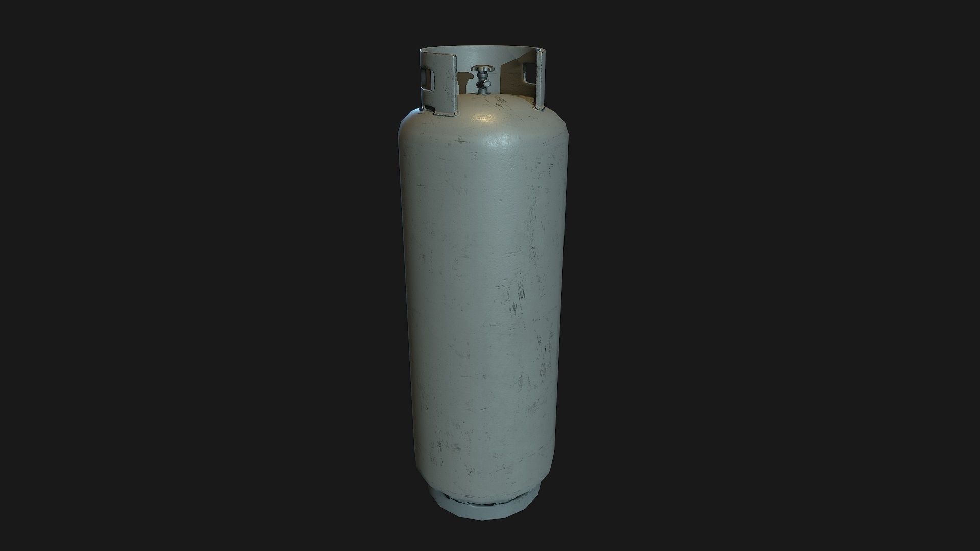 Low Poly PBR Gas Bottle Complete Collection Low-poly 3D model_26