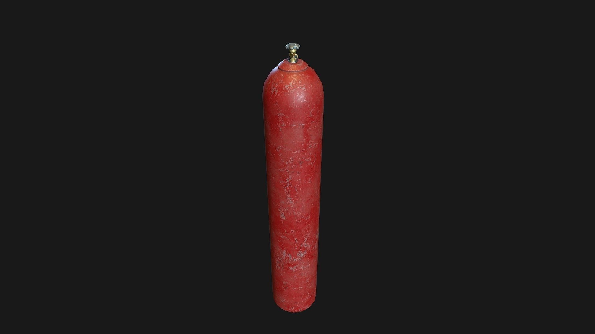 Low Poly PBR Gas Bottle Complete Collection Low-poly 3D model_35