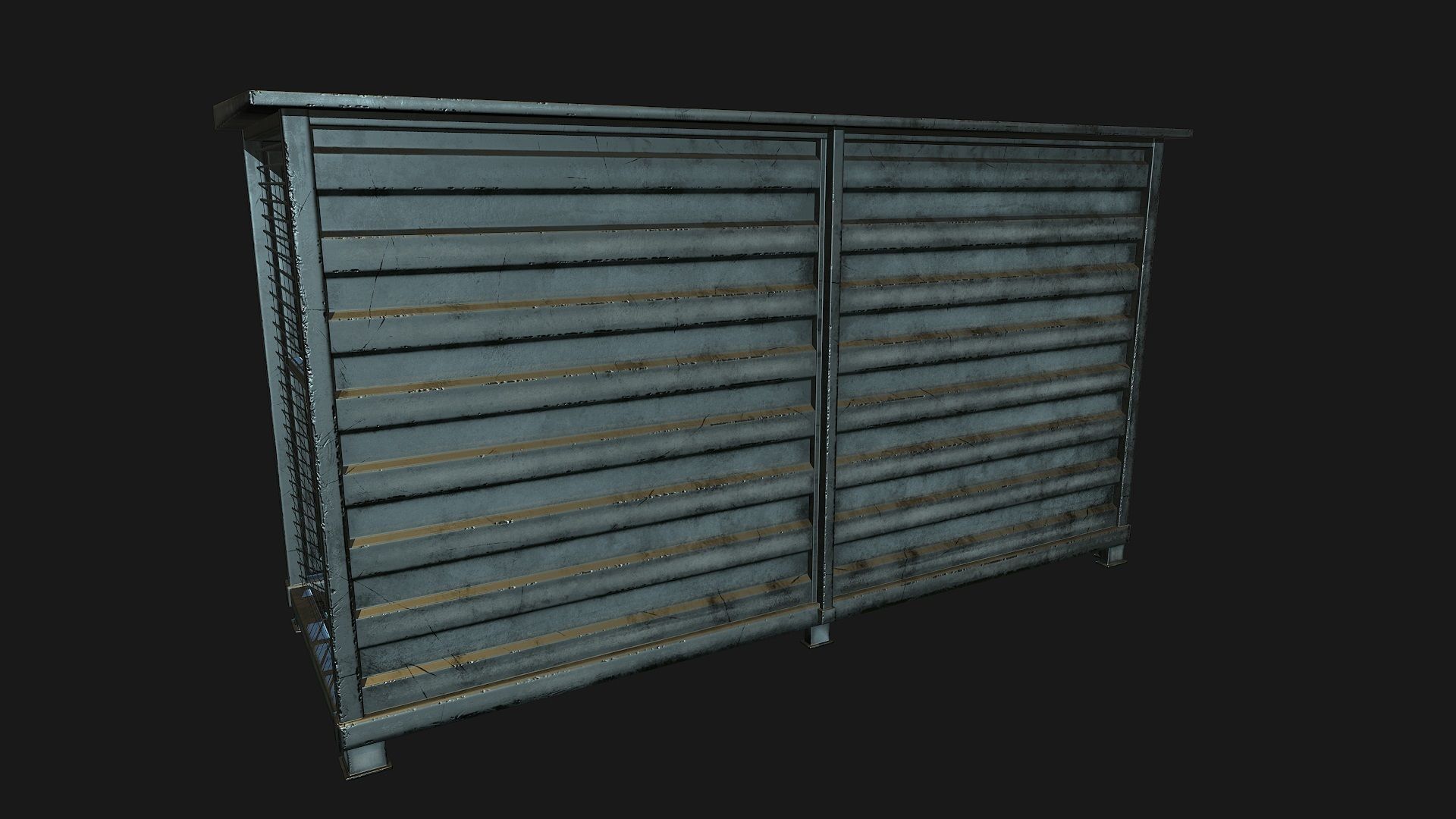 Low Poly PBR Gas Bottle Complete Collection Low-poly 3D model_6