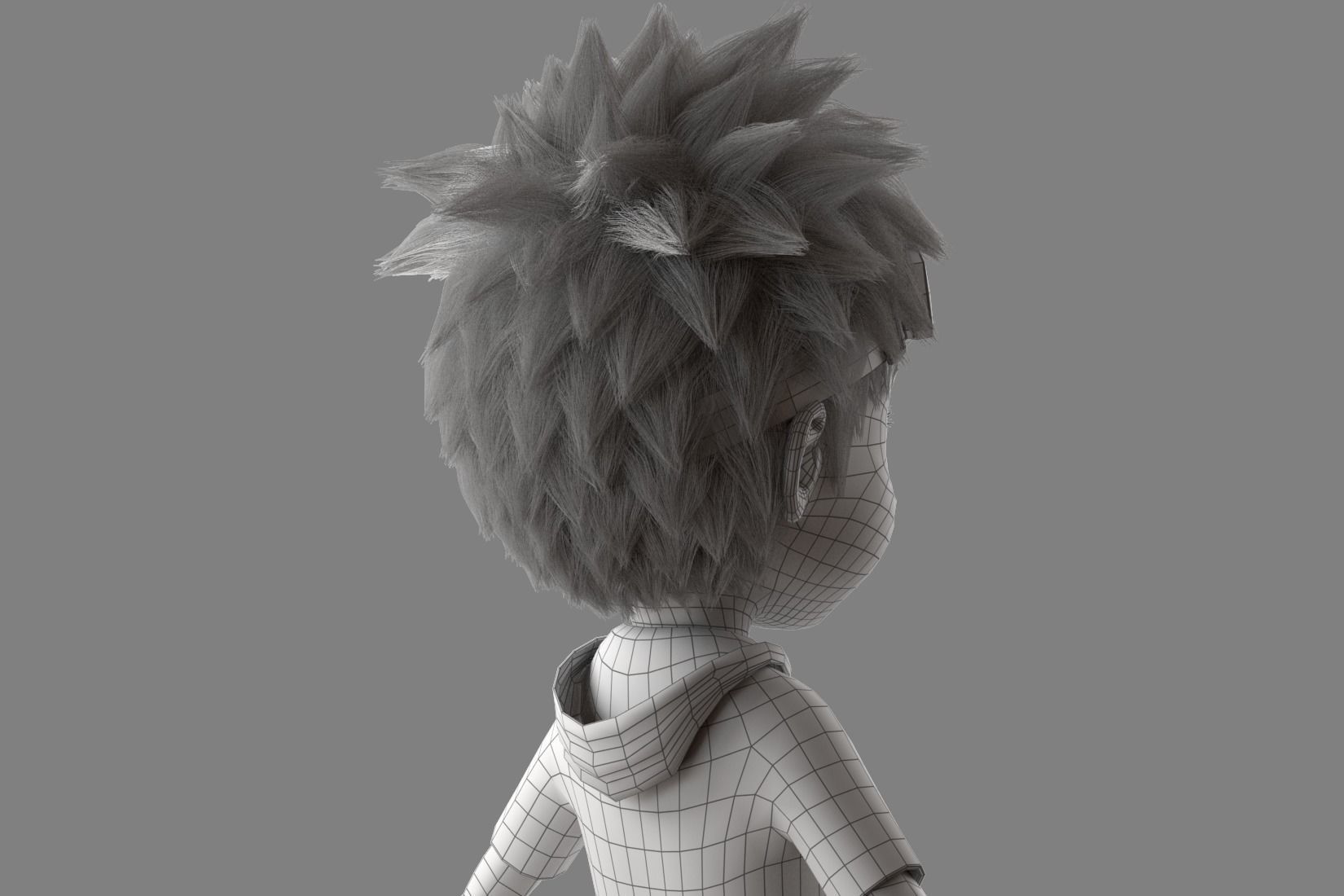 Cartoon Boy Rigged 3D model_9