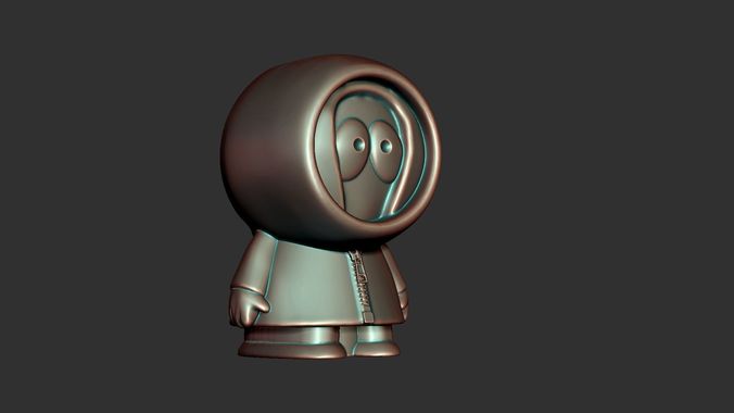 Kenny McCormick beads 3D print model