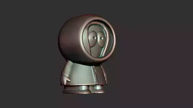 Kenny McCormick beads 3D print model
