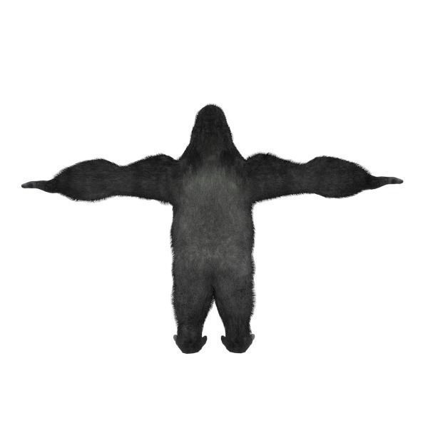 Gorilla Low-poly 3D model_4