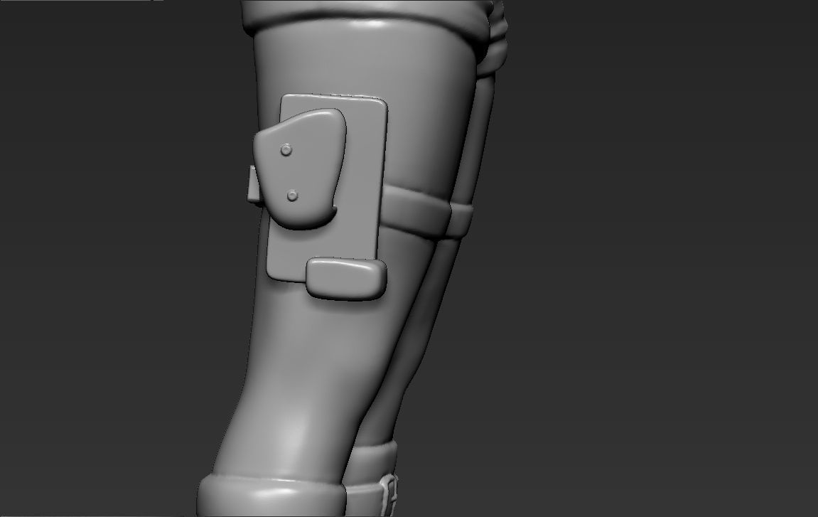 Famous TV Characters ready for full color 3D printing v2 3D print model_36