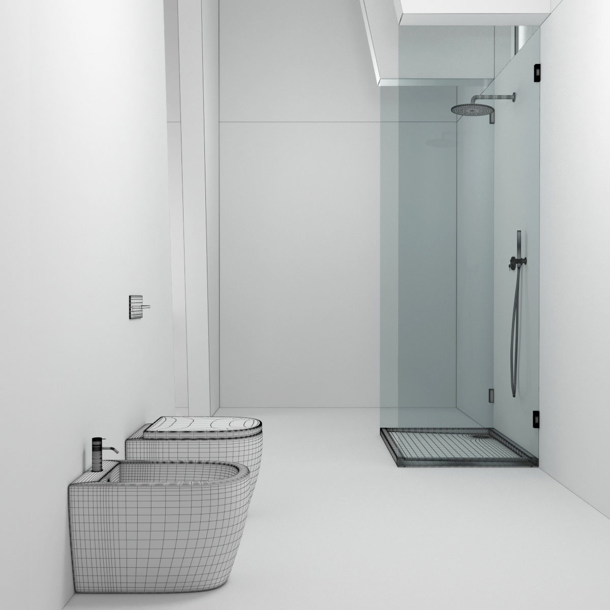 Bathroom furniture set ME by Starck Duravit  3D model_9