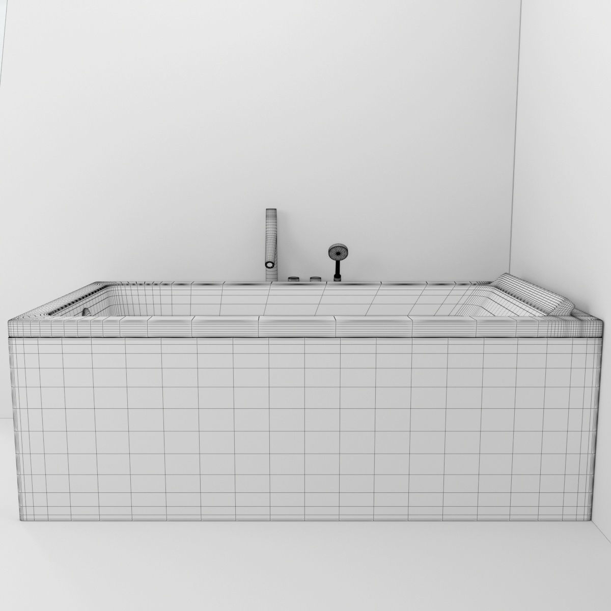 Bathroom furniture set ME by Starck Duravit  3D model_8