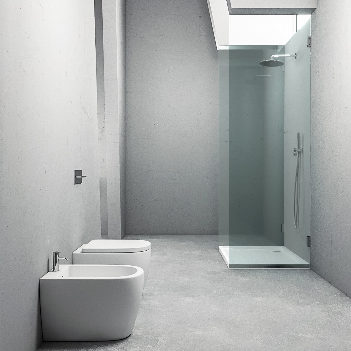 Bathroom furniture set ME by Starck Duravit  3D model_4