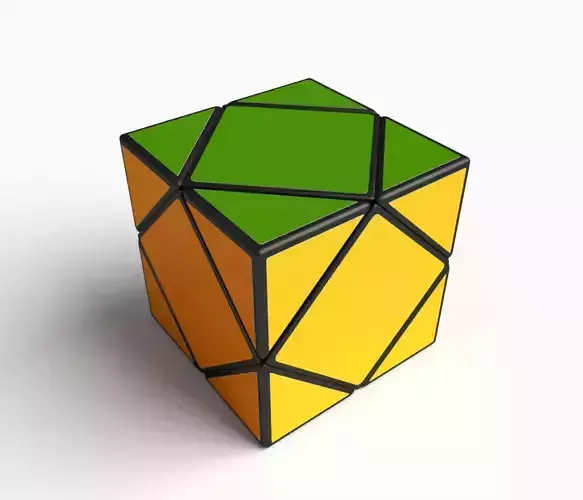 Skewb cube puzzle