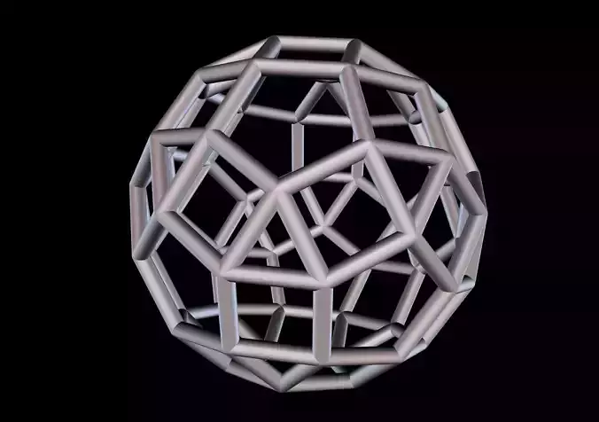 028 Mathart-Archimedean Solids-Small Rhombicosidodecahedron 01  3D print model