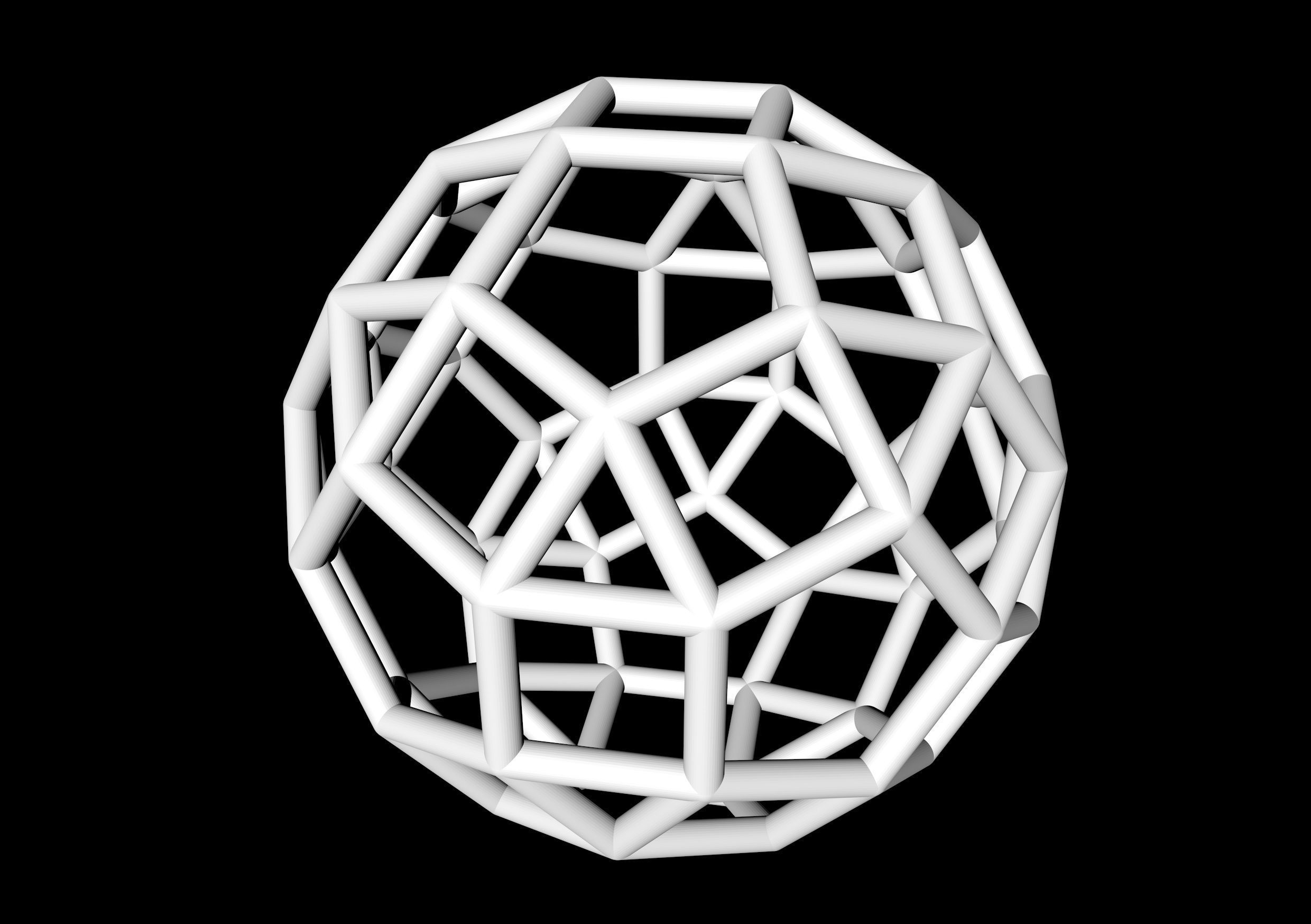 028 Mathart-Archimedean Solids-Small Rhombicosidodecahedron 01  3D print model_1