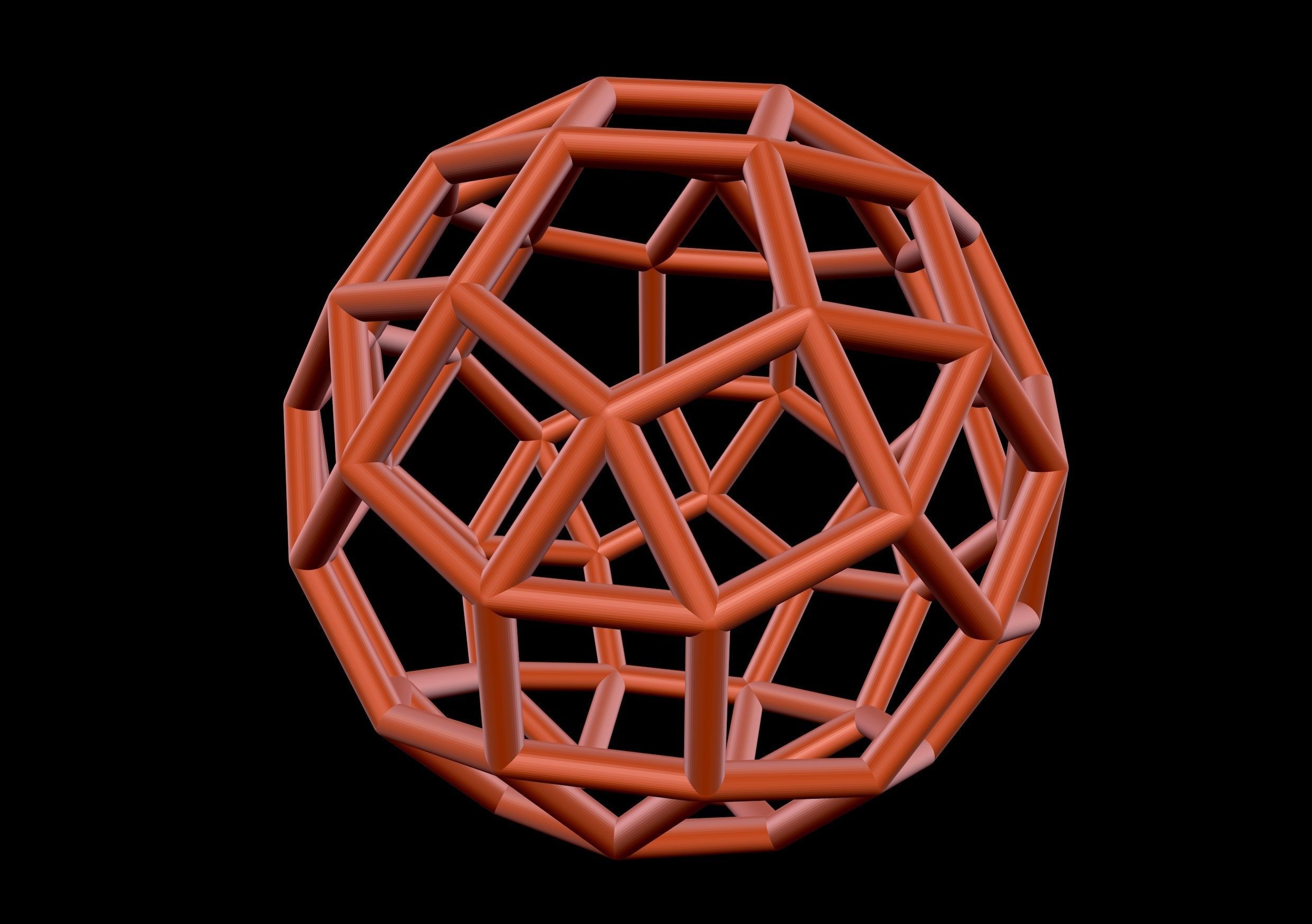 028 Mathart-Archimedean Solids-Small Rhombicosidodecahedron 01  3D print model_4