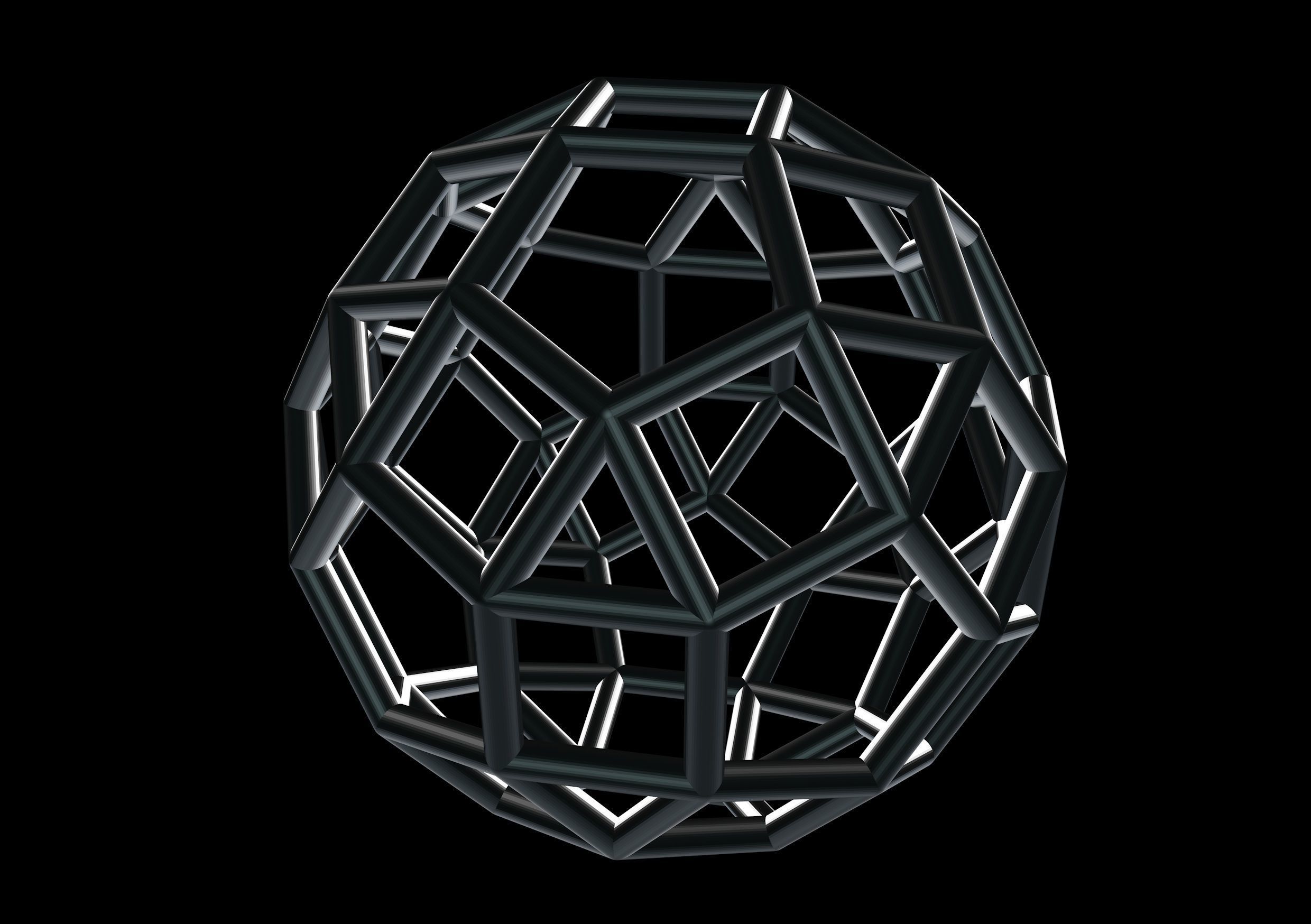 028 Mathart-Archimedean Solids-Small Rhombicosidodecahedron 01  3D print model_2