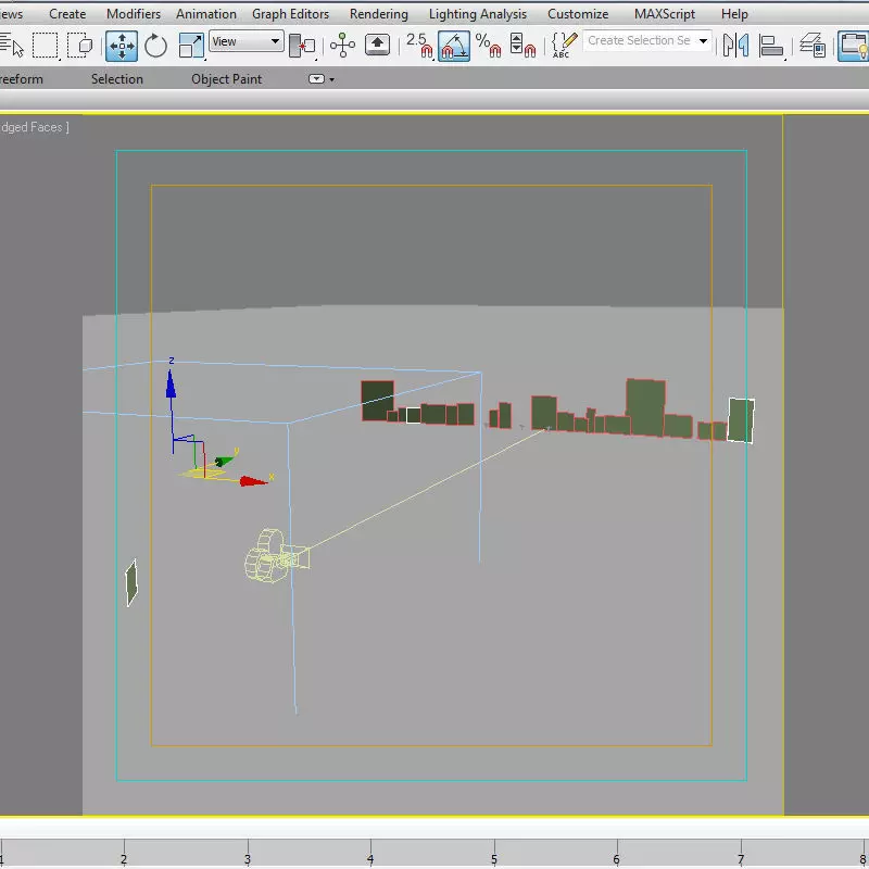 Camera look-at little script Low-poly 3D model_0