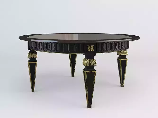 Circular Coffee Table 3D model
