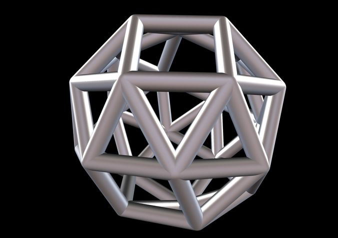 034 Mathart - Archimedean Solids - Snub Cube 01 - 10 cm 3D print model