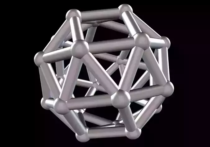 035 Mathart - Archimedean Solids - Snub Cube 02 - 10 cm 3D print model