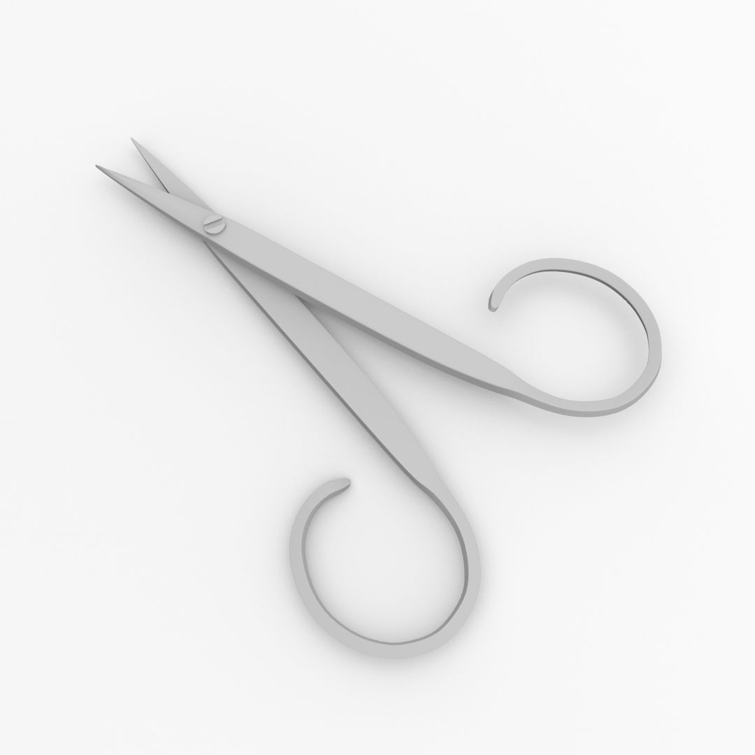 Cuticle Scissors 3D model_3