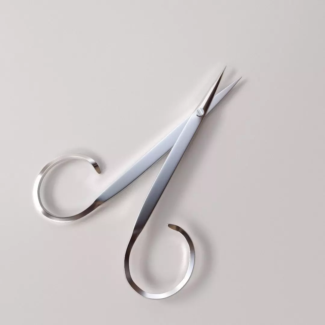 Cuticle Scissors 3D model_0