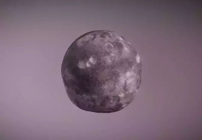 Game Ready Comet Low Poly potato Low-poly 3D model