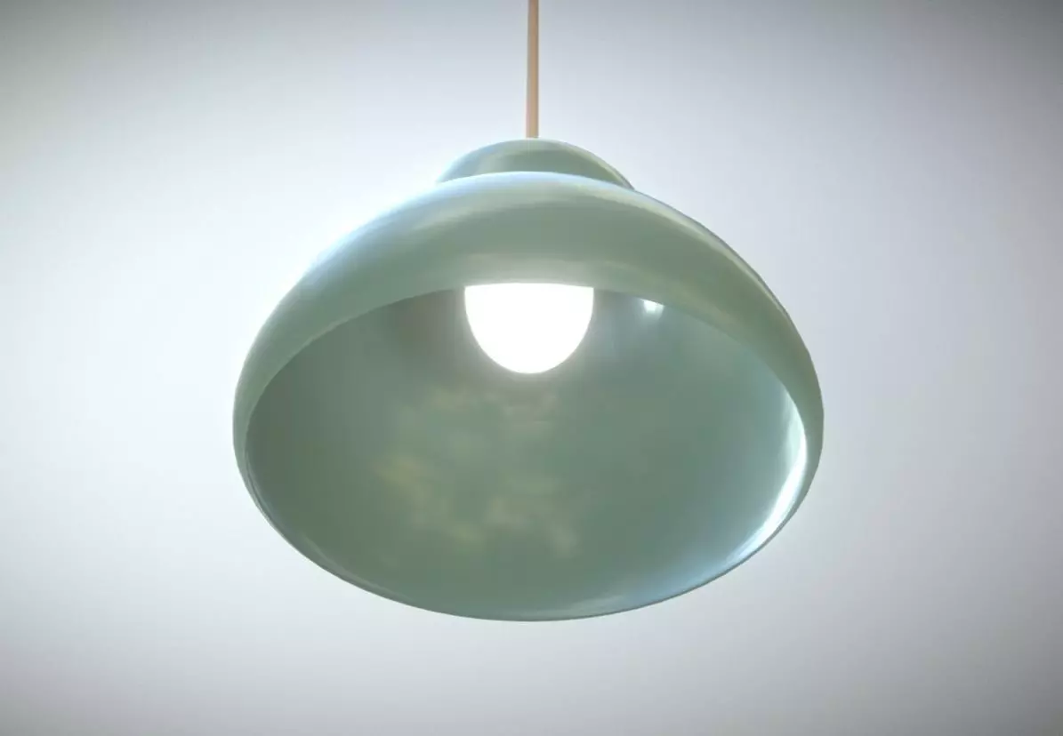 Game Ready Ceiling Lamp 2 Low-Poly Low-poly 3D model