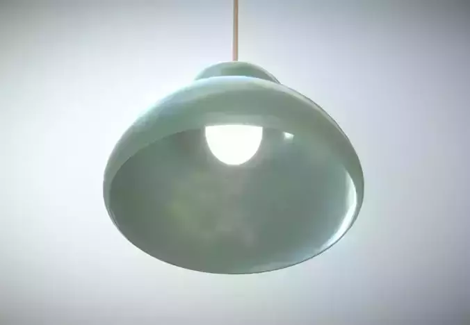 Game Ready Ceiling Lamp 2 Low-Poly Low-poly 3D model