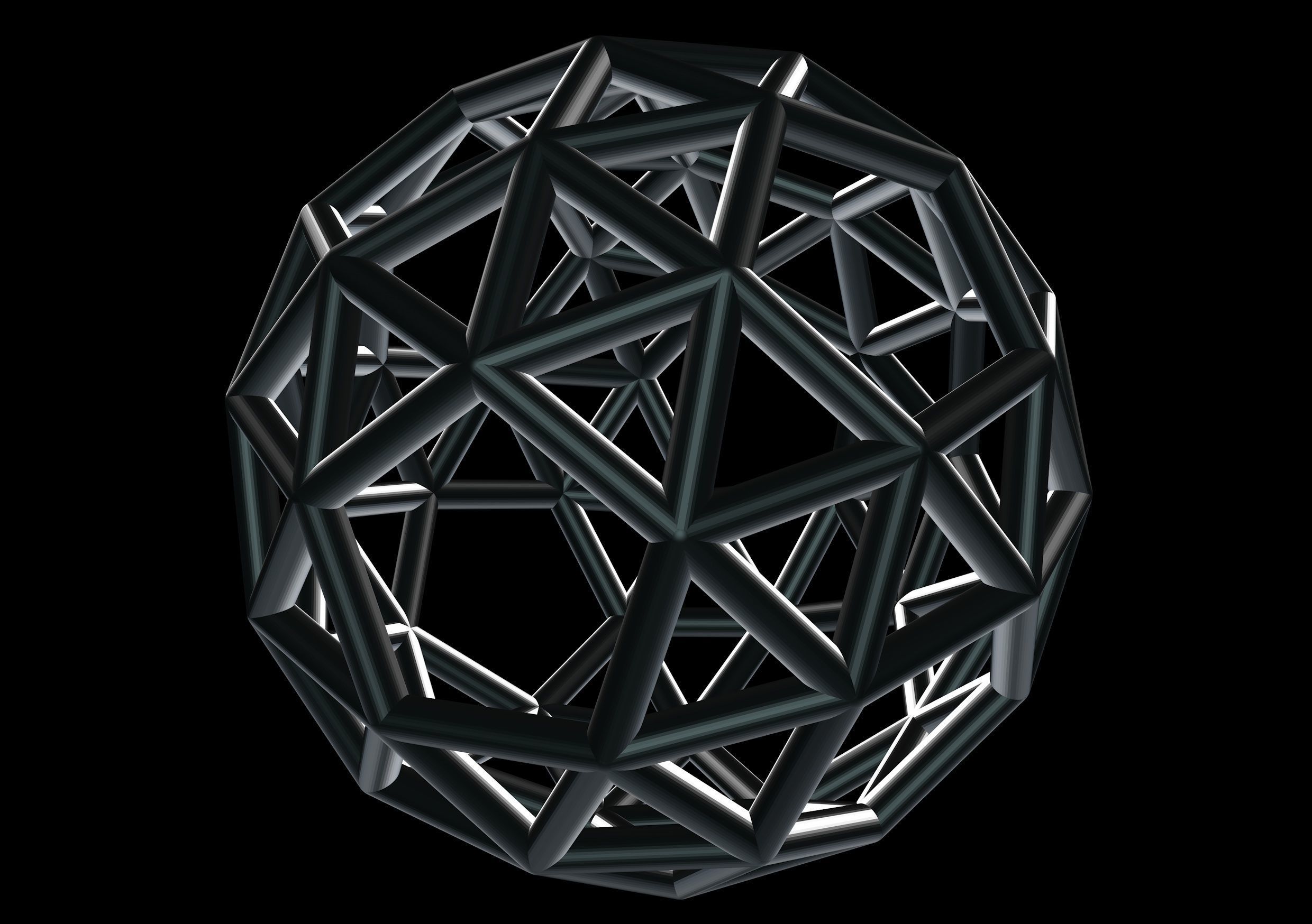 037 Mathart - Archimedean Solids - Snub Dodecahedron 01 - 10 cm 3D print model_5