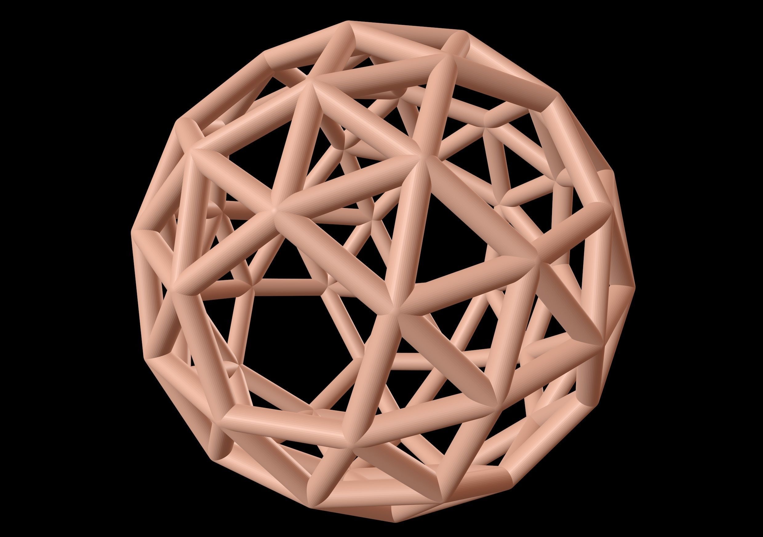 037 Mathart - Archimedean Solids - Snub Dodecahedron 01 - 10 cm 3D print model_2